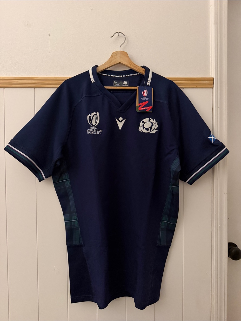 MACARON Navy Scotland Rugby Jersey Limited Edition